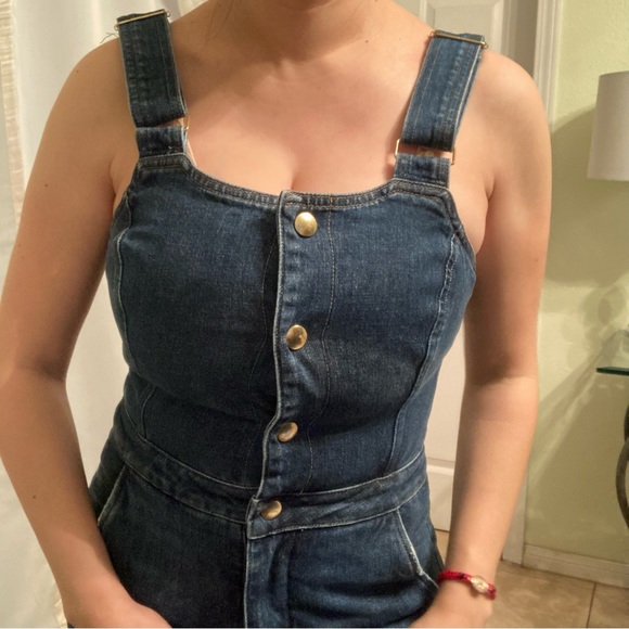 ❗️SOLD❗️Frame Parisian denim overall - Picture 9 of 12